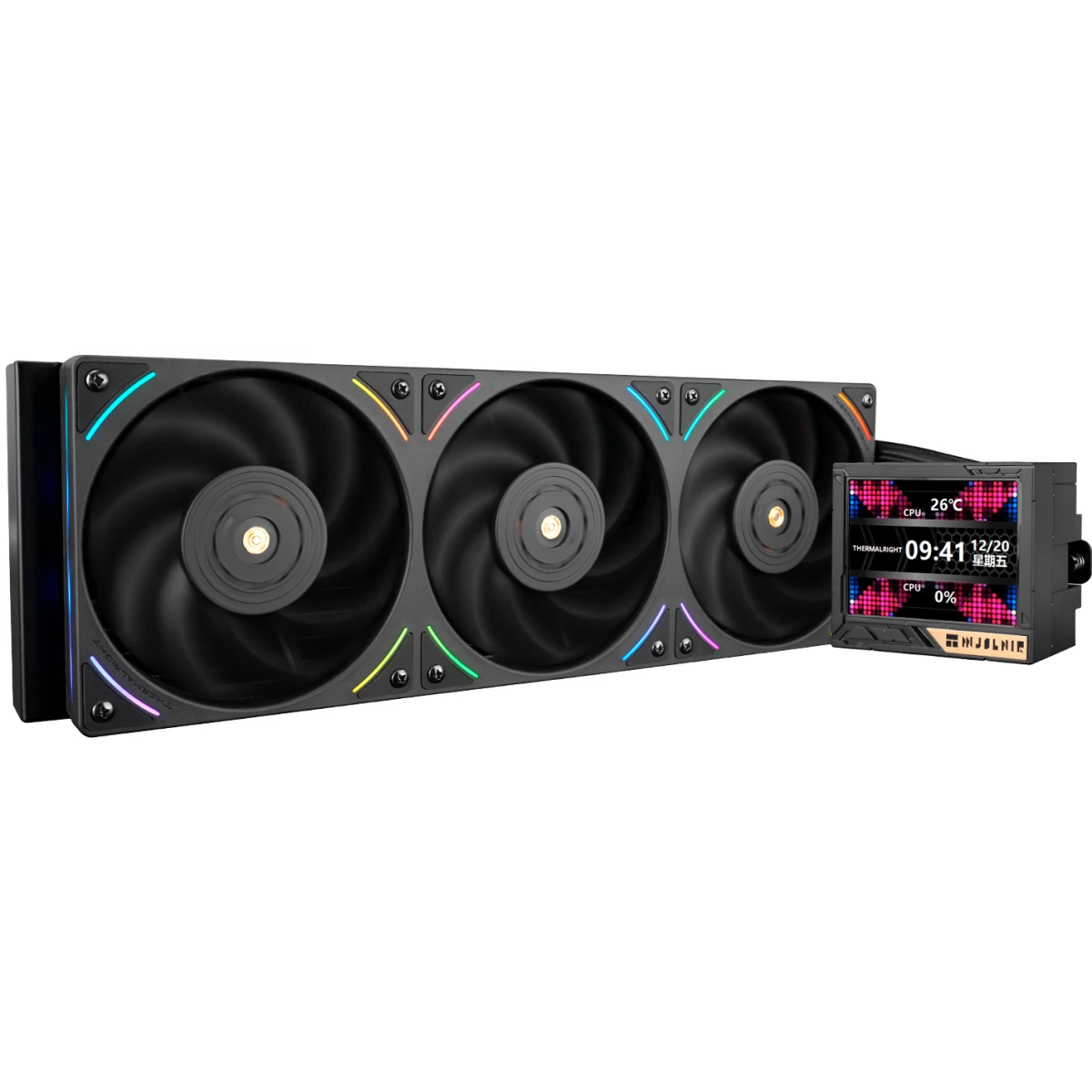 Система жидкостного охлаждения Thermalright Mjolnir Vision 360 UB Pro ARGB Black - TRMV360UBPROAB