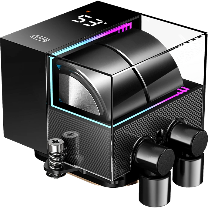 Система жидкостного охлаждения PCcooler DS360 Pro Digital BK - D7-S360WBKN-GL - фото 3