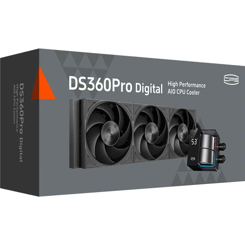 Система жидкостного охлаждения PCcooler DS360 Pro Digital BK - D7-S360WBKN-GL - фото 5