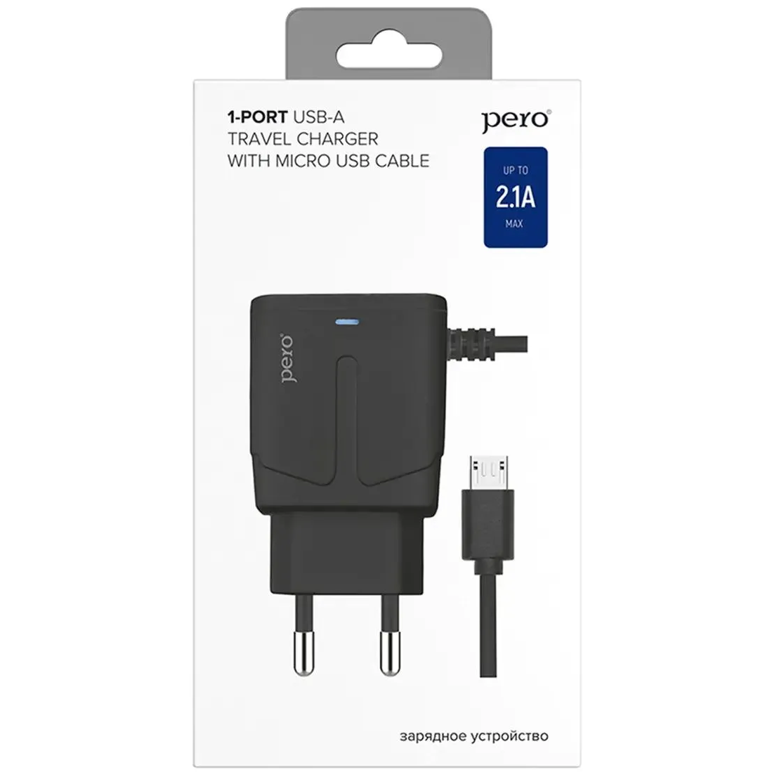 Сетевое зарядное устройство PERO ТС04B2AMU - фото 4