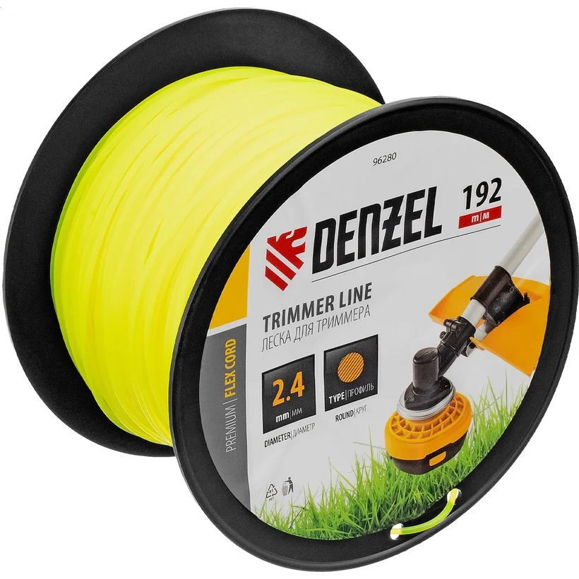 Леска для триммера Denzel 96280
