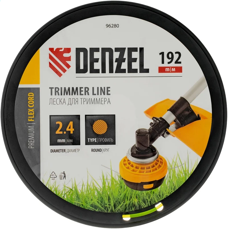 Леска для триммера Denzel 96280 - фото 4