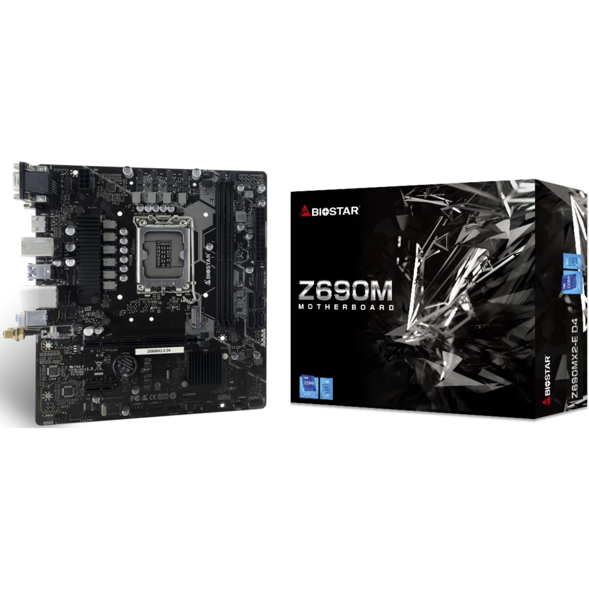 ..... Материнская плата Biostar Z690MX2-E D4 (0212) Б/У - фото 4