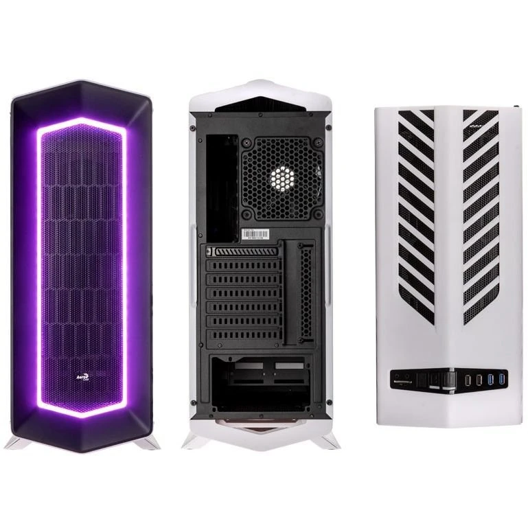 ..... Корпус AeroCool P7-C1 WG Window White (0393) Б/У, не работает RGB контроллер - EN58362 - фото 7