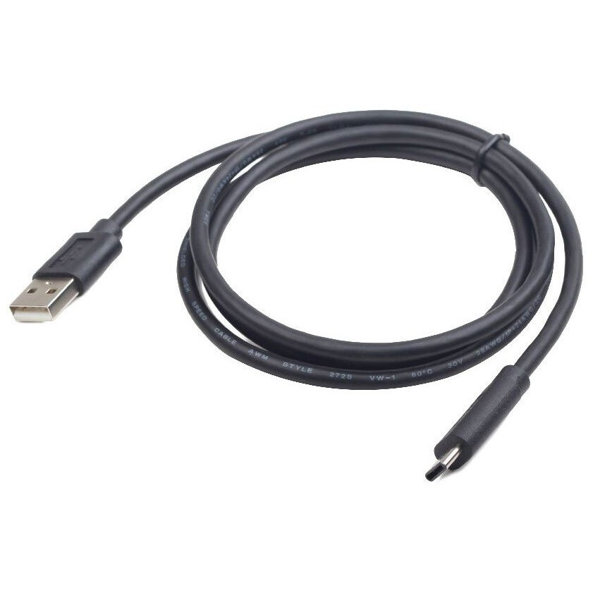 Кабель USB - USB Type-C, 1м, Gembird CCP-USB2-AMCM-1M