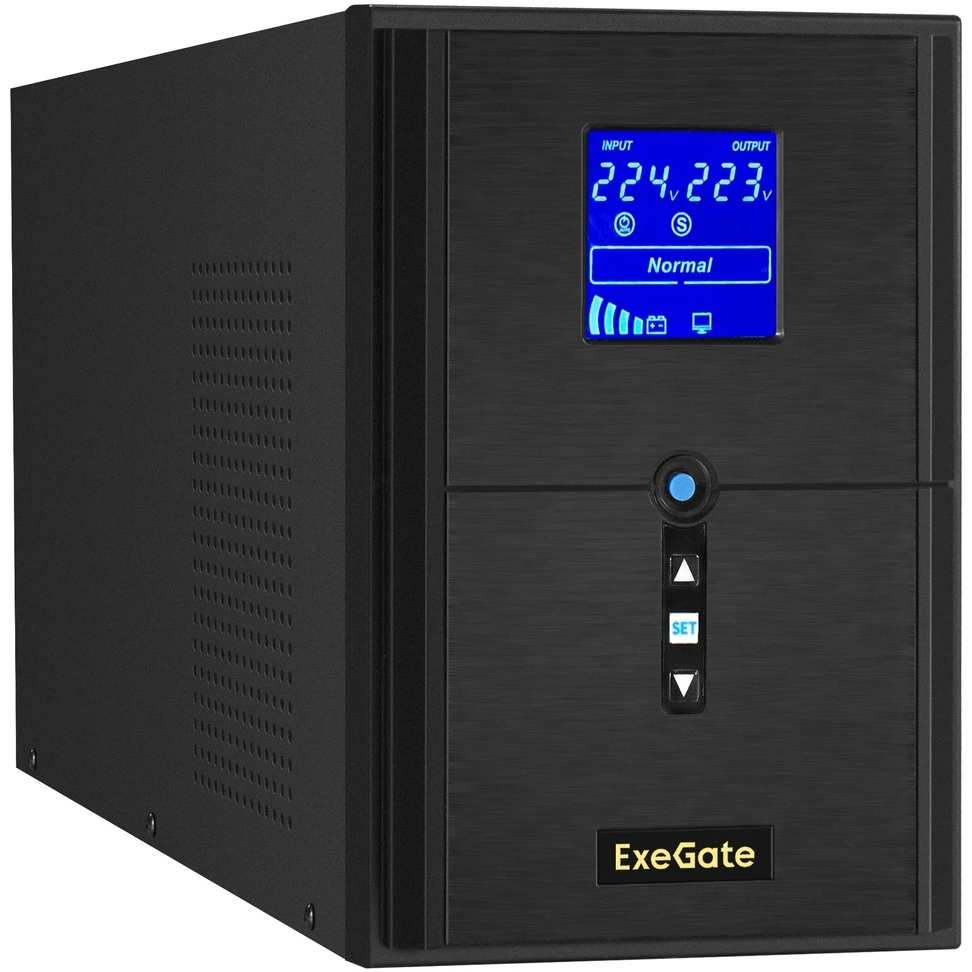 ..... ИБП ExeGate SineTower SZ-2000.LCD.AVR.3SH.1C13.USB (1609) Б/У - EX295989RUS