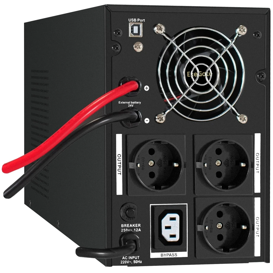 ..... ИБП ExeGate SineTower SZ-2000.LCD.AVR.3SH.1C13.USB (1609) Б/У - EX295989RUS - фото 2