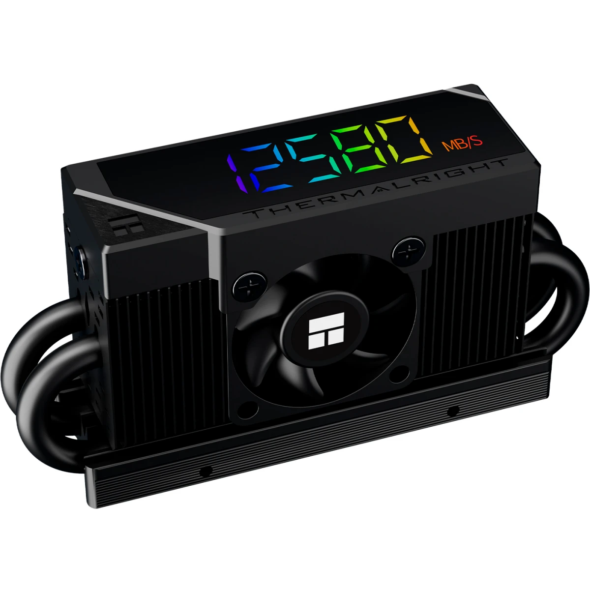Радиатор для SSD M.2 Thermalright HR-10 Pro Digital 2280 Black - TRHR10.2280.PRO.D.B