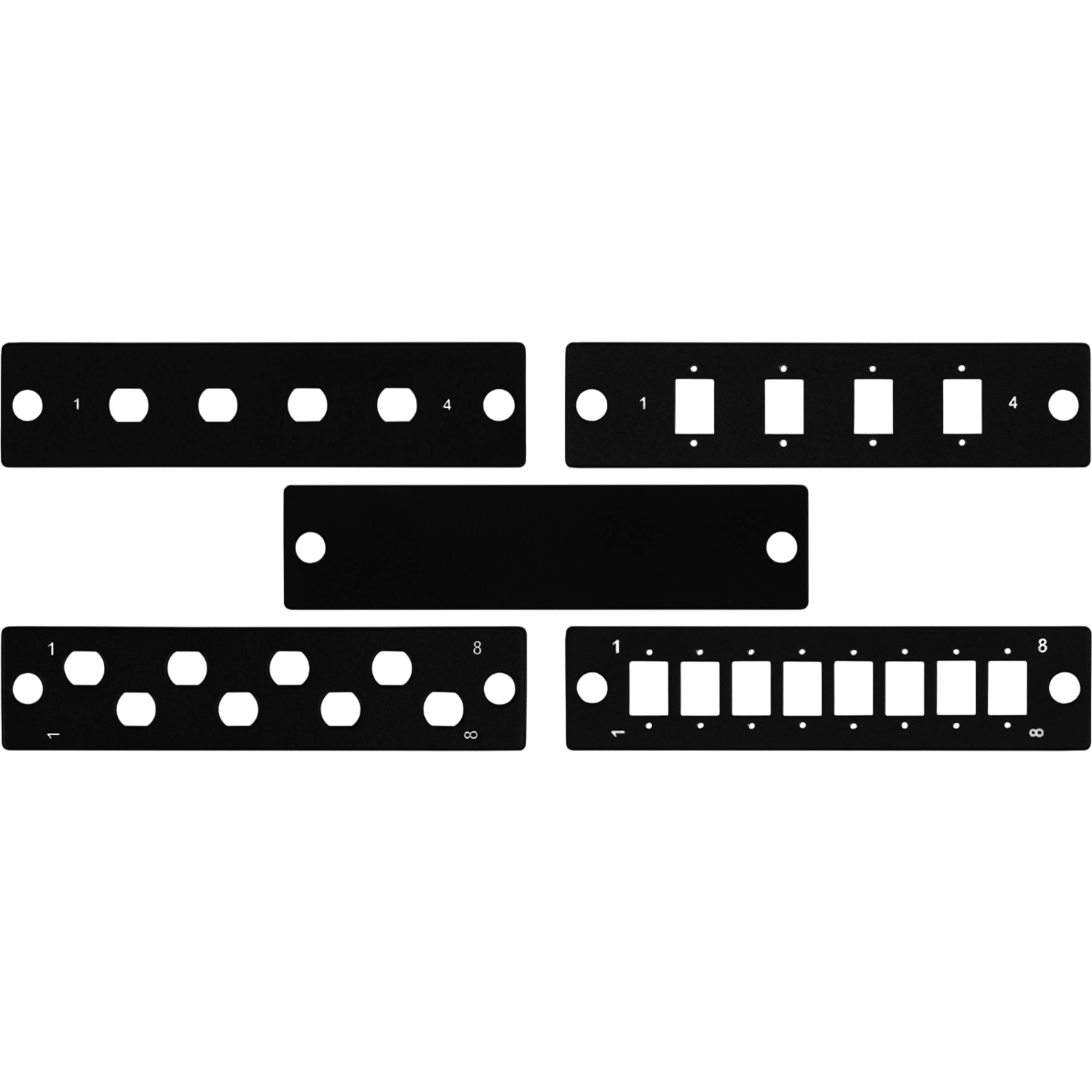 Оптический кросс Cabeus ODF-19-6FP-48FC/ST/SC-S-BK-T - фото 4