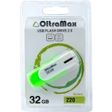 USB Flash накопитель 32Gb OltraMax 220 Green (OM-32GB-220-Green)