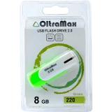 USB Flash накопитель 8Gb OltraMax 220 Green (OM-8GB-220-Green)