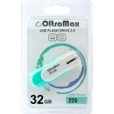 USB Flash накопитель 32Gb OltraMax 220 Light Green (OM-32GB-220-Light Green)