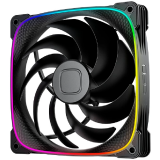 ..... Вентилятор Geometric Future Squama 2503B-14 Black (1404) Б/У, нет одной резиновой подкладки (1F2503B114000)