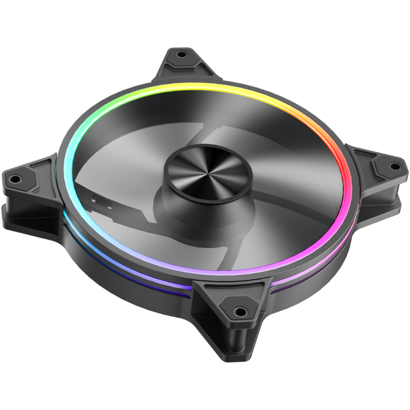 Вентилятор для корпуса 1STPLAYER FO7R-14 ARGB Black - FO7R-14-BK - фото 4