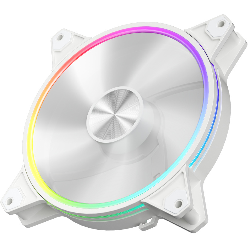 Вентилятор для корпуса 1STPLAYER FO7R-14 ARGB White - FO7R-14-WH - фото 3
