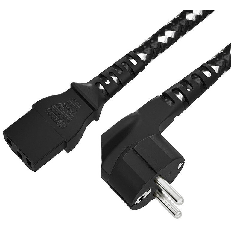 Кабель питания Schuko - C13, 0.5м, Greenconnect GCR-55083