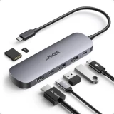 Док-станция Anker Nano 7-in-1 USB-C Hub Grey (A83D2HA1)