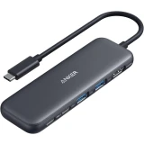Док-станция Anker 332 5-in-1 USB-C Hub Black (A8355H11)