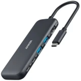 Док-станция Anker 332 5-in-1 USB-C Hub Black (A8355H11)