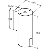 Вытяжка MAUNFELD Lee Wall 35 Sensor Stainless Steel (КА-00025947)