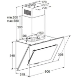 Вытяжка MAUNFELD Tower A 60 White (КА-00022234)