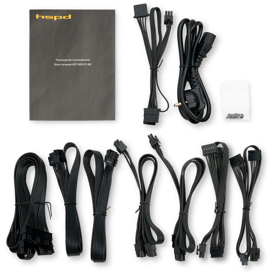 Блок питания 850W HSPD HST-850GF-BK - фото 5