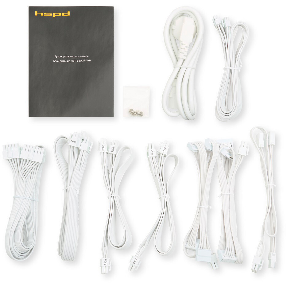 Блок питания 850W HSPD HST-850GF-WH - фото 4