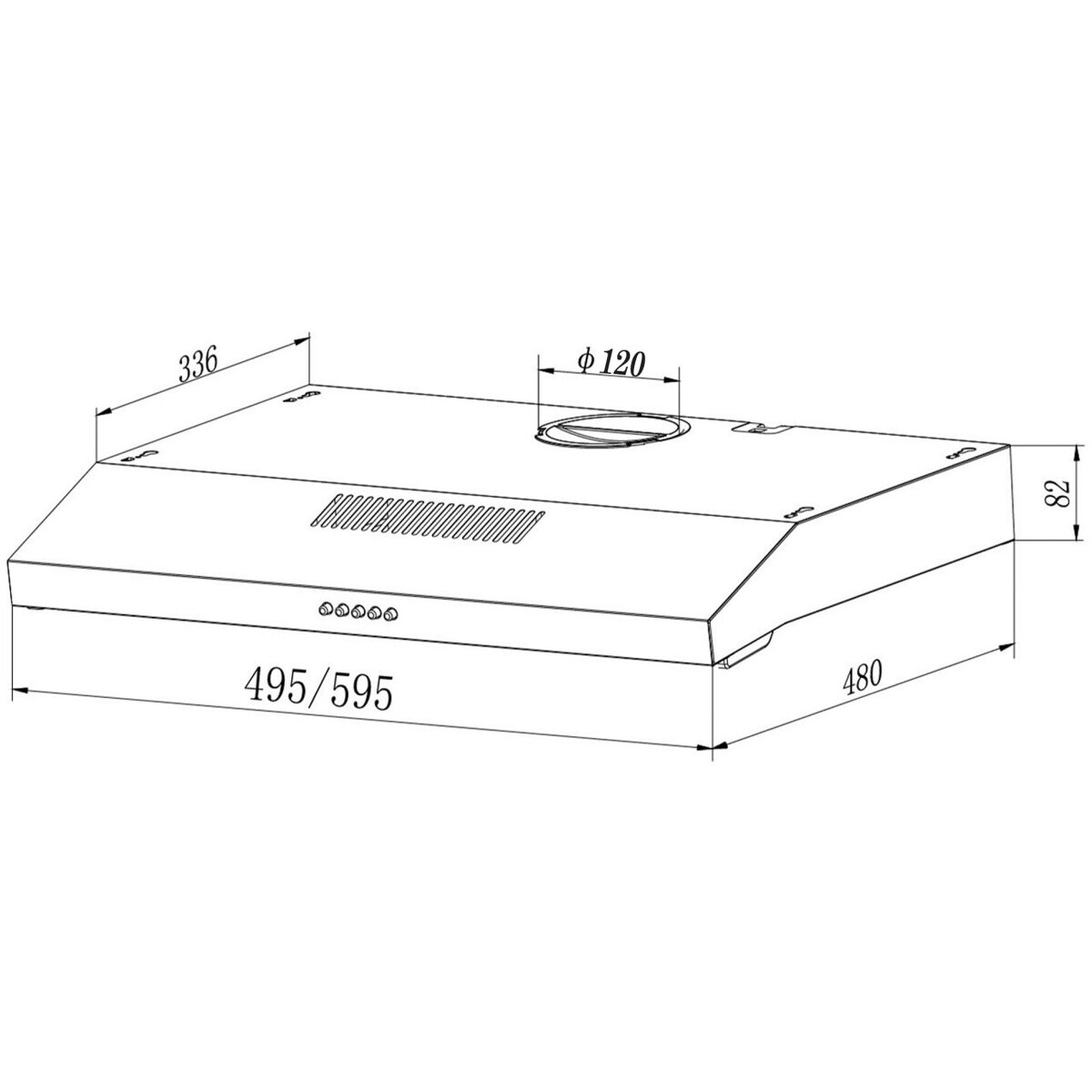 Вытяжка Oasis PO-60W - фото 4