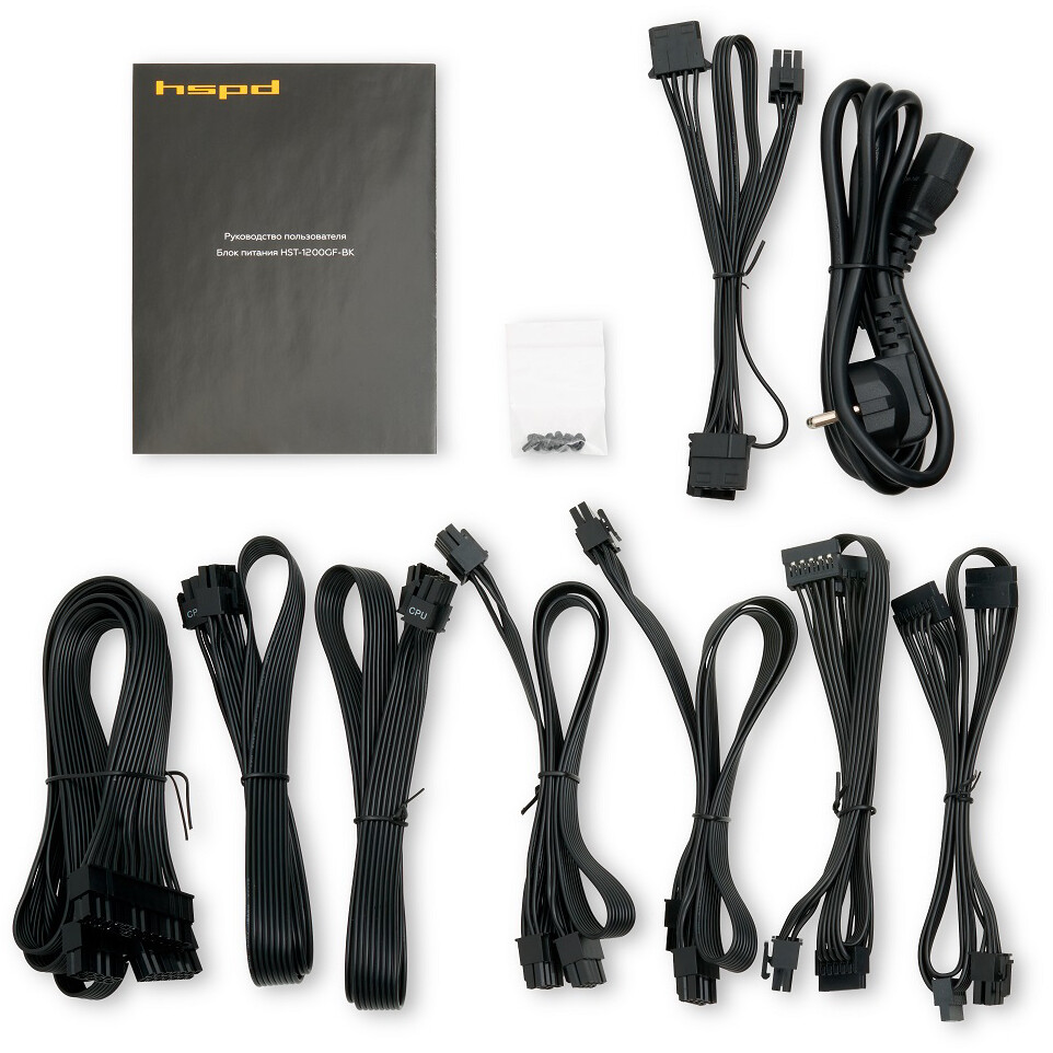 Блок питания 1200W HSPD HST-1200GF-BK - фото 5