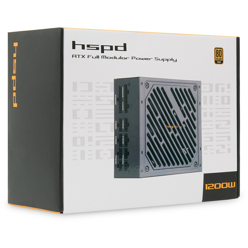 Блок питания 1200W HSPD HST-1200GF-BK - фото 6