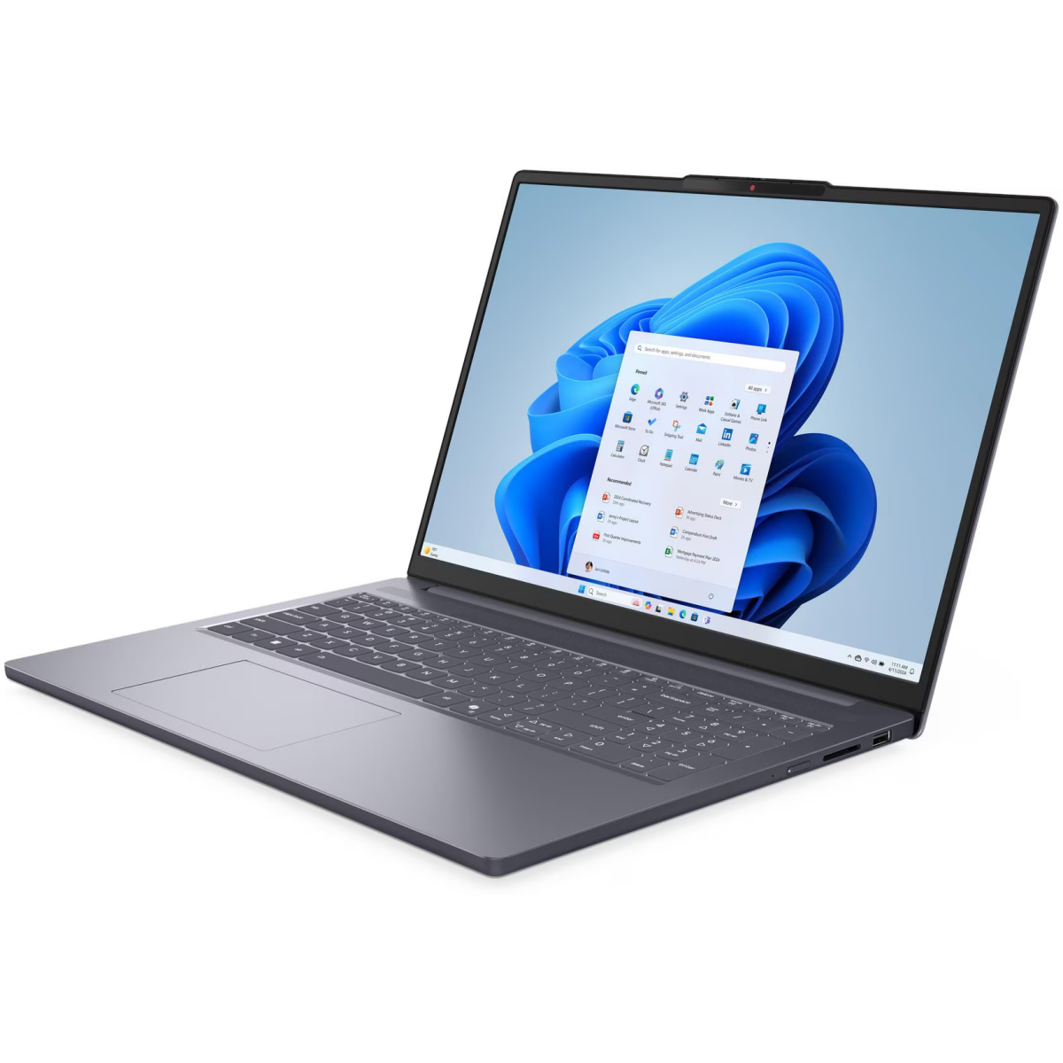 Ноутбук Lenovo IdeaPad Slim 3 16AHP10 Luna Grey (83KB000BRK) - фото 3