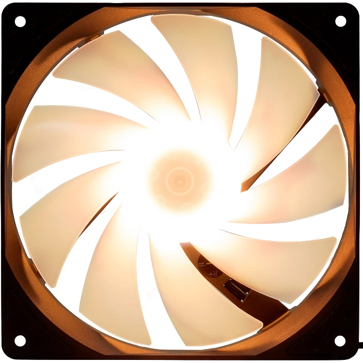 Вентилятор для корпуса HSPD FN001 Black - FN001-140BK-ARGB