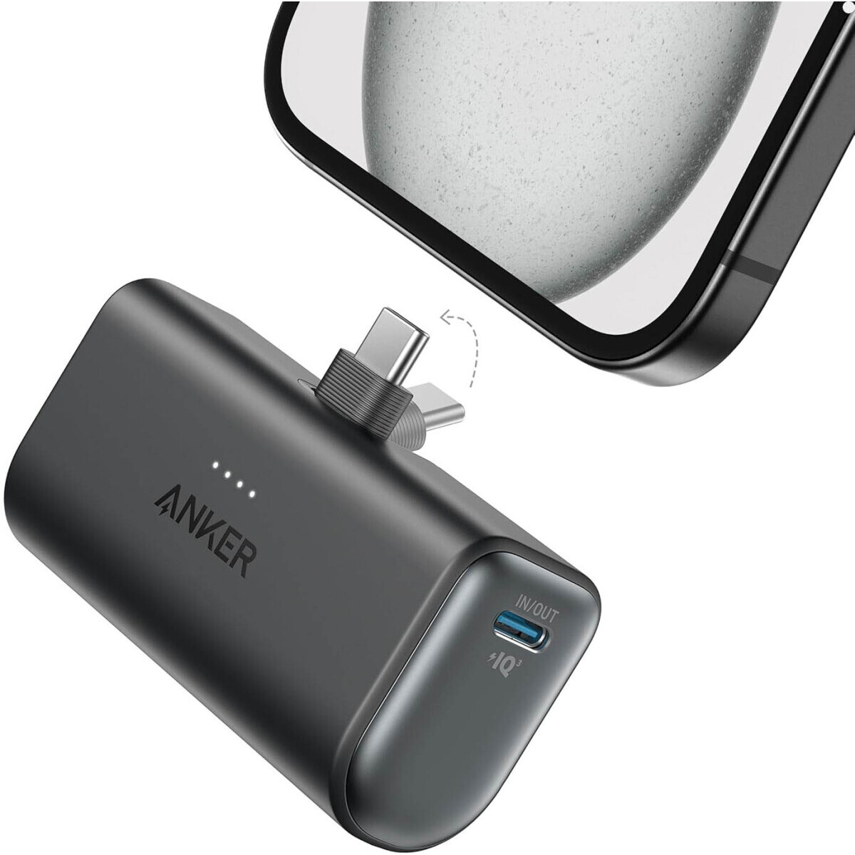 Внешний аккумулятор Anker Nano Power Bank (22.5W) Black Stone - A1653H11 - фото 6