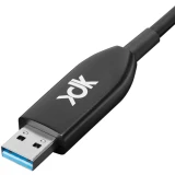 Кабель удлинительный USB A (M) - USB A (F), 10м, XDK UAMAF-10G-R-010