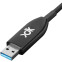 Кабель удлинительный USB A (M) - USB A (F), 15м, XDK UAMAF-10G-R-015 - фото 2
