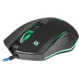 Мышь + коврик Defender Sky Dragon GM-090L Black (52090)