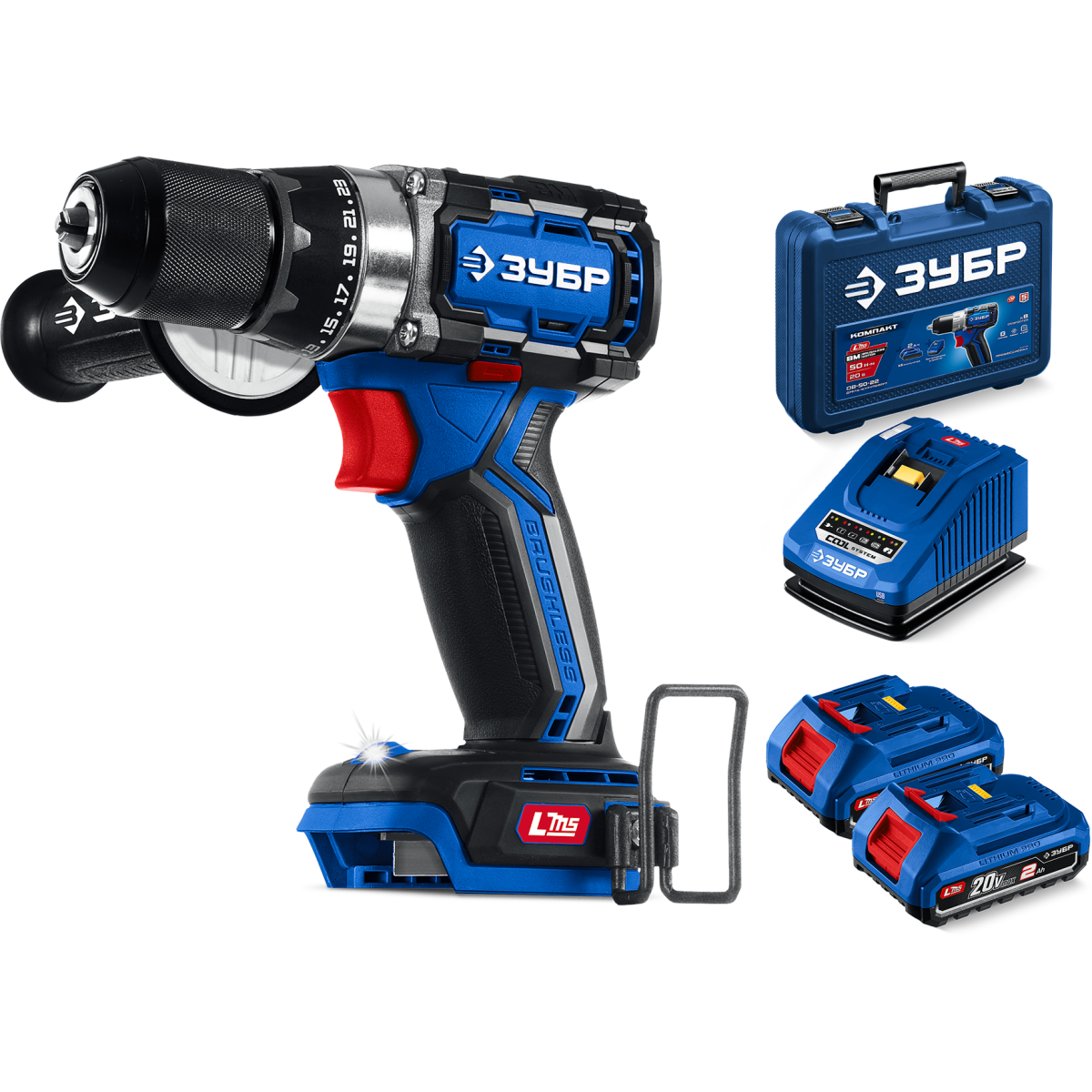 Дрель-шуруповёрт ЗУБР DB-70-22 - фото 7