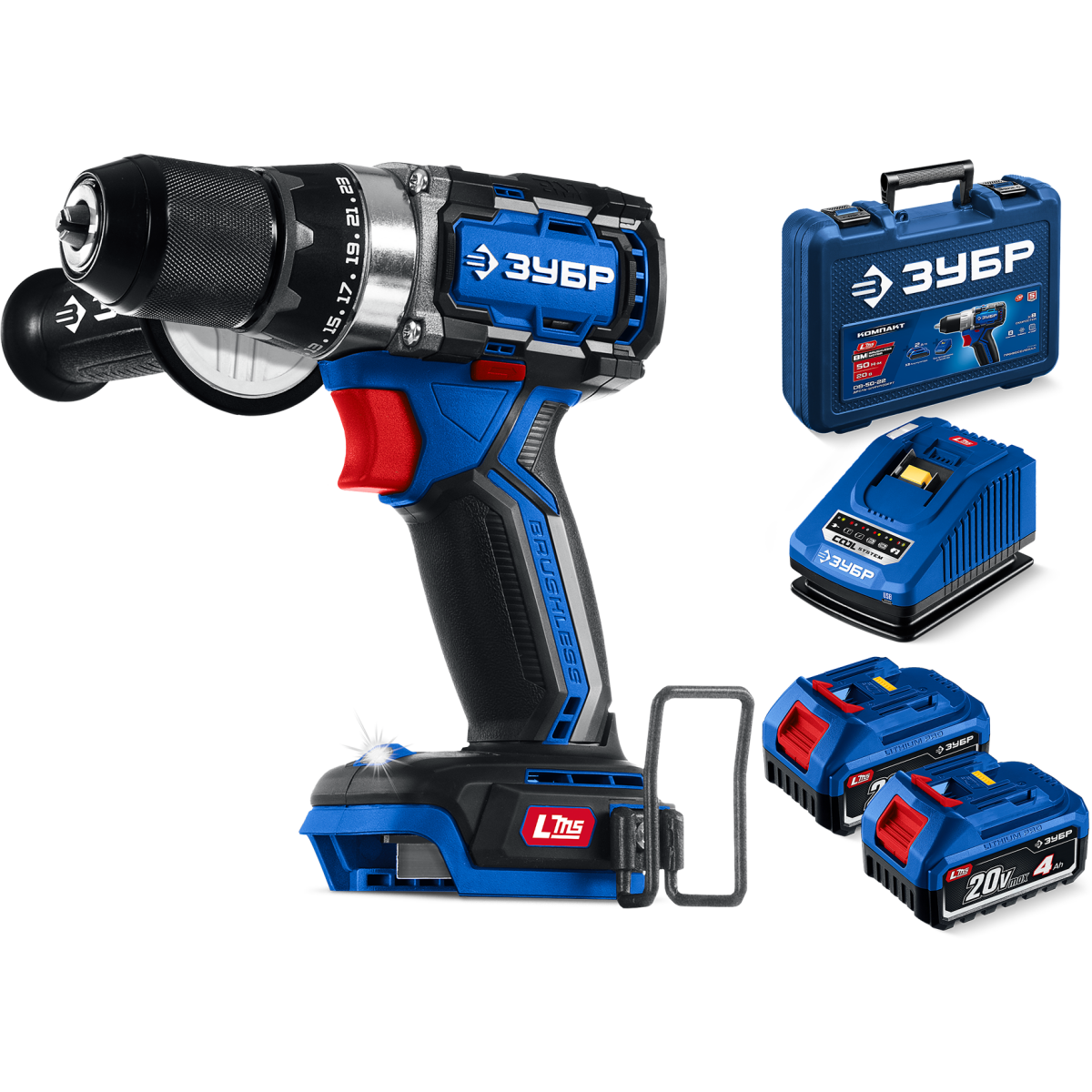 Дрель-шуруповёрт ЗУБР DB-70-42 - фото 7