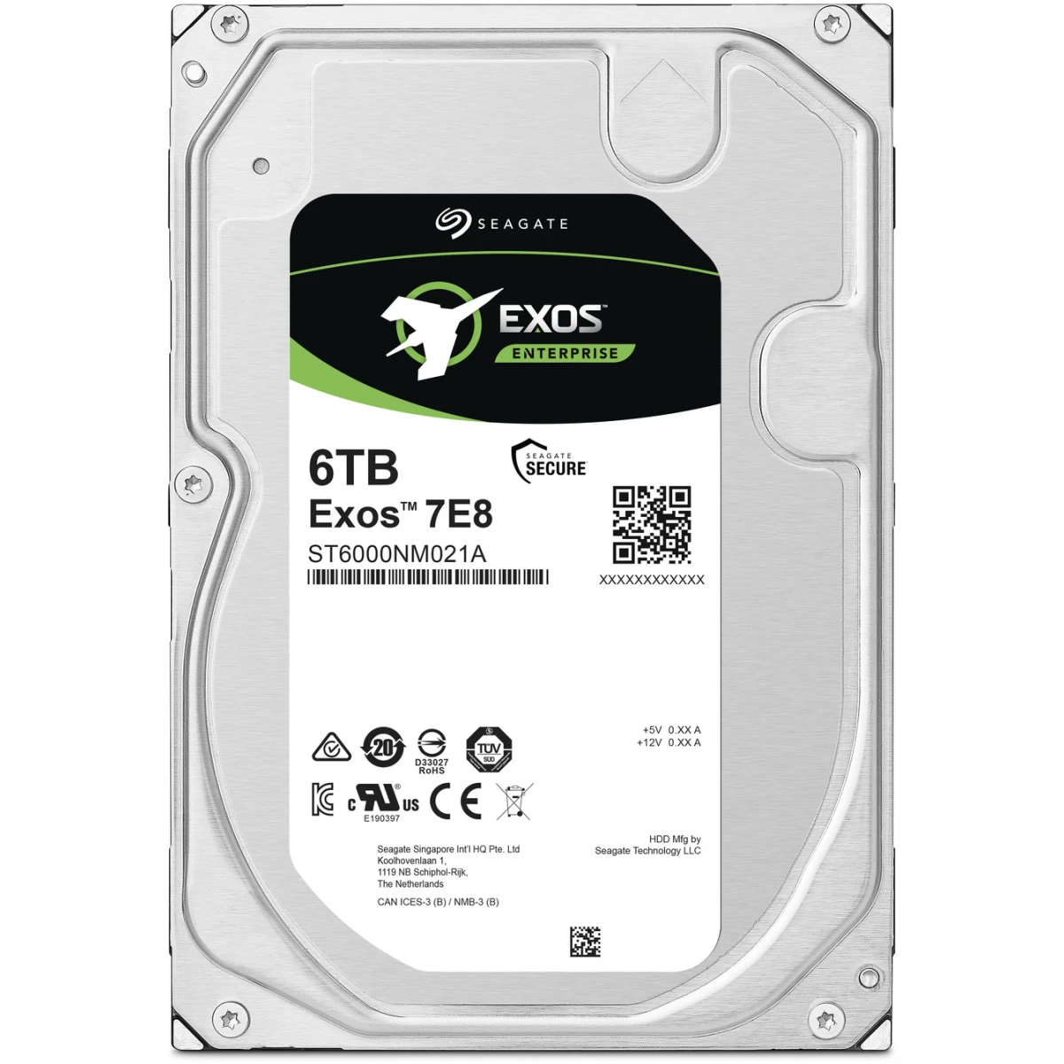 Жёсткий диск 6Tb SATA-III Seagate Exos 7E8 (ST6000NM021A)
