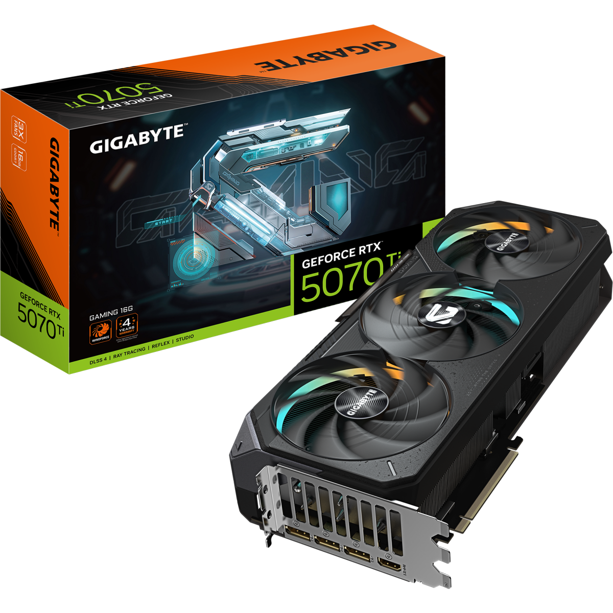 Видеокарта NVIDIA GeForce RTX 5070 Ti Gigabyte GAMING 16Gb (GV-N507TGAMING-16GD) - фото 10