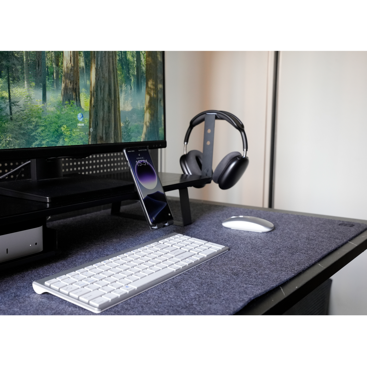 Коврик для мыши GEEK NOOK Dark Grey Felt (20240406) - фото 5