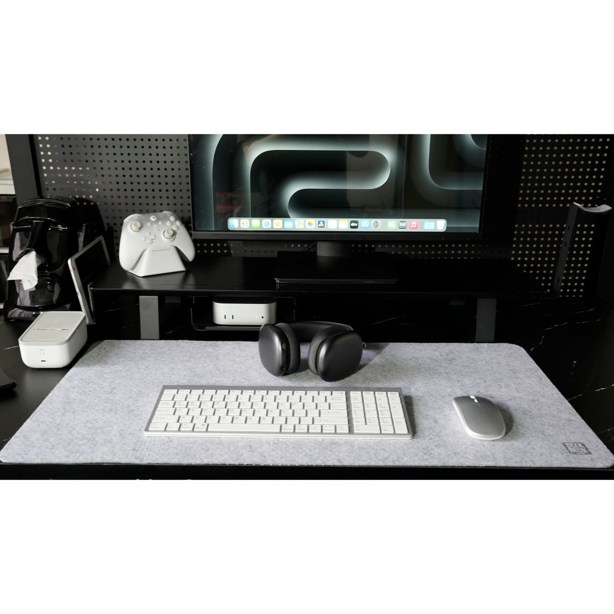 Коврик для мыши GEEK NOOK Light Grey Felt (20240408) - фото 3