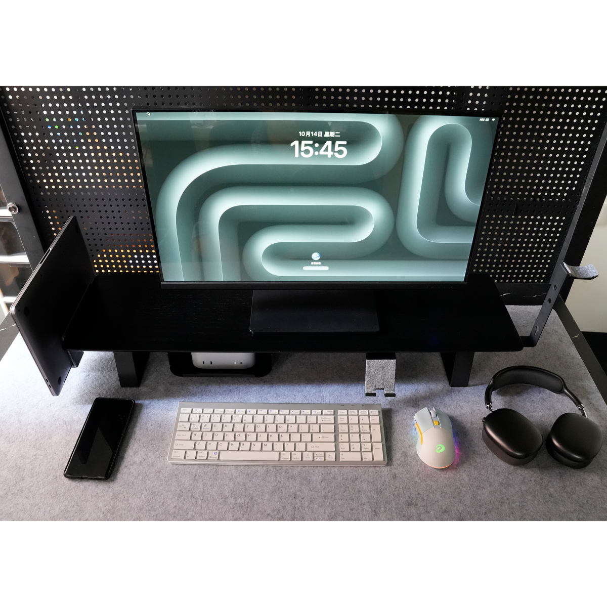 Подставка для монитора GEEK NOOK Focus Station Black (202404205) - фото 6