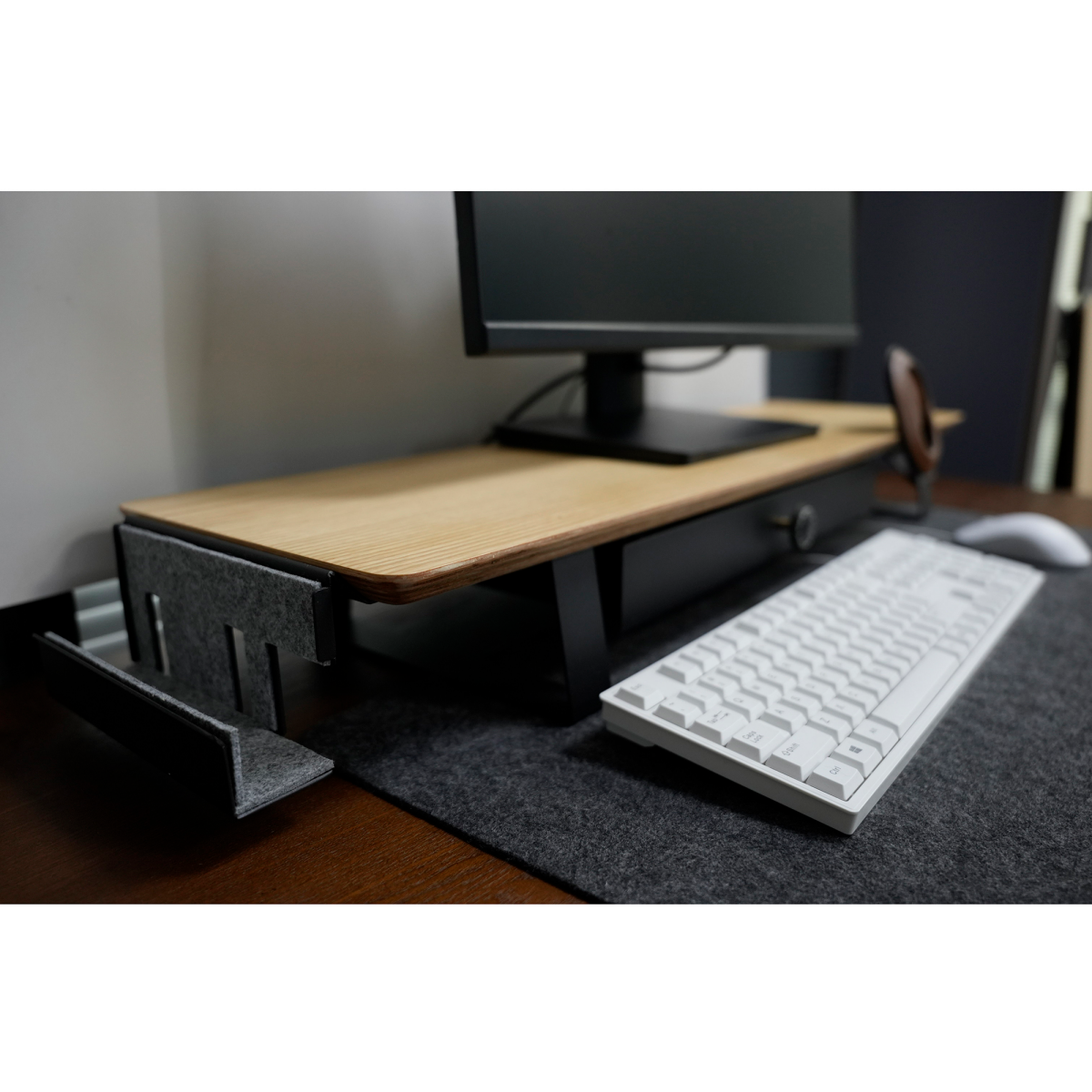 Подставка для монитора GEEK NOOK Focus Station Oak (2024042003) - фото 6