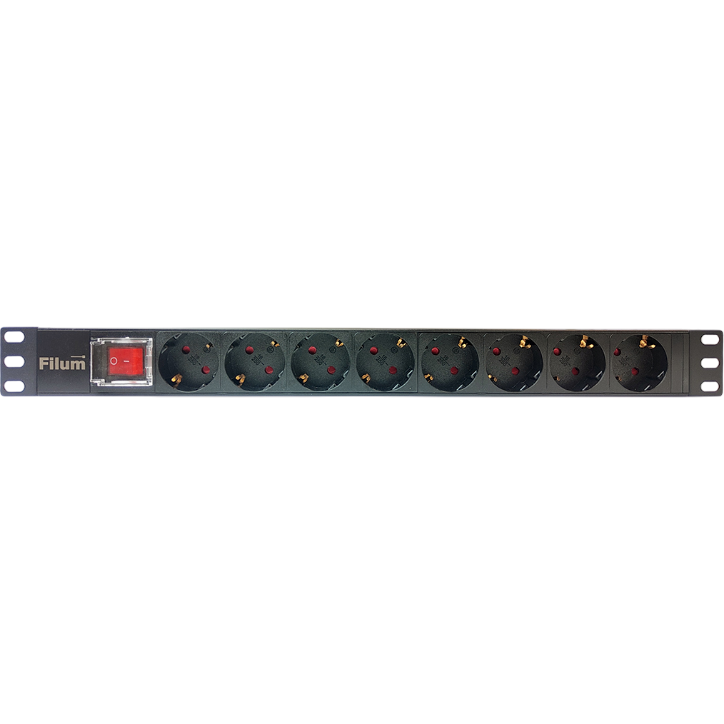 Блок розеток Filum FL-PDU19-8SCH-PS-C14