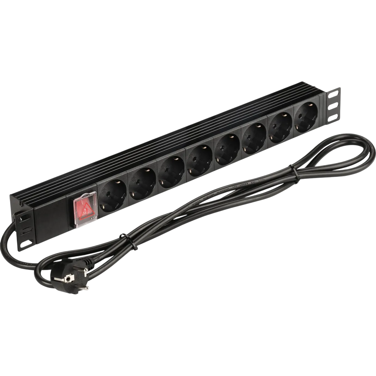 Блок розеток Lanmaster NM-PD16A-8XSH+S-2.0