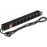 Блок розеток Lanmaster NM-PD16A-8XSH+S-2.0