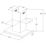 Вытяжка Haier HVX-C672TX (TD0042200RU)