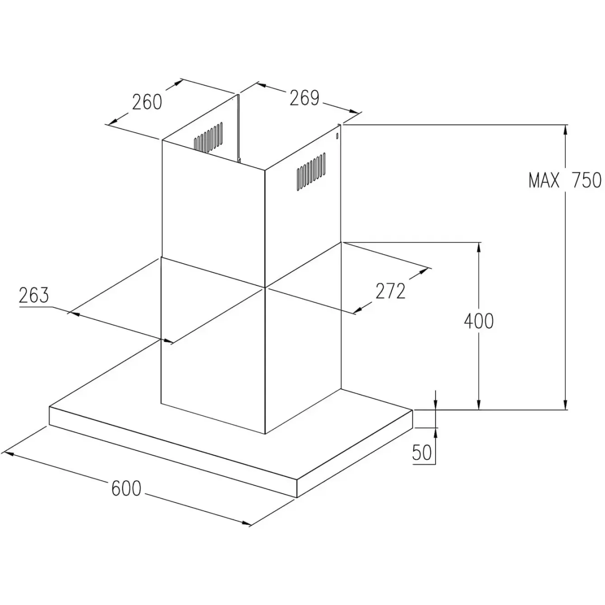 Вытяжка Haier HVX-C672TX - TD0042200RU - фото 2