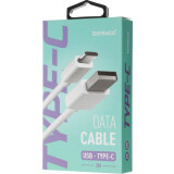 Кабель USB - USB Type-C, 2м, BoraSCO 38828 White